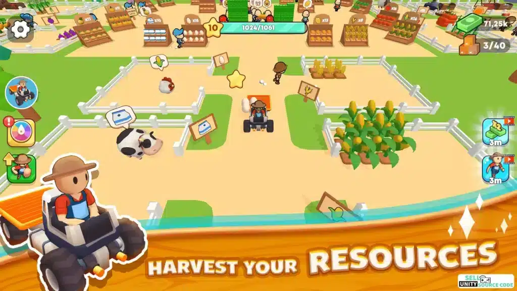 Dream Farm Land SellUnitySourceCode screenshot 2