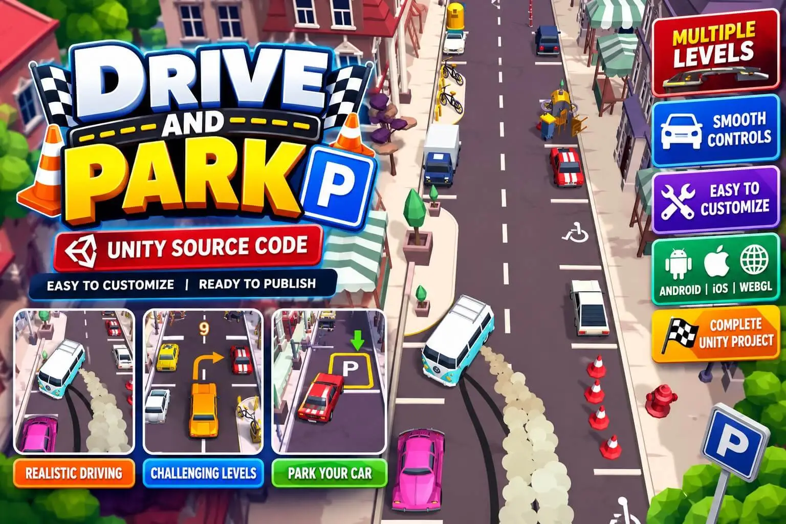 Drive and Park Unity Source Code
