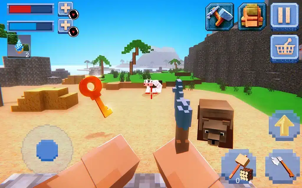 Explore Craft Survival Simulator 2019 SellUnitySourceCode  screenshot 4