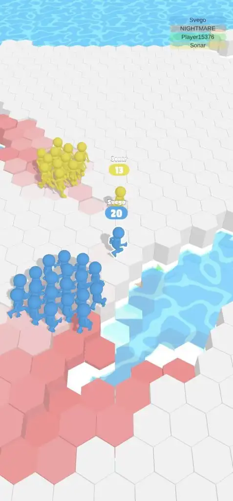 Falling Crowd SellUnitySourceCode  screenshot 2