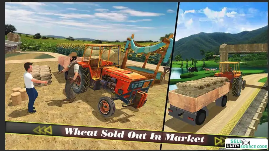 Farm Tractor Harvest & Seeding Simulator 3d SellUnitySourceCode screenshot 5
