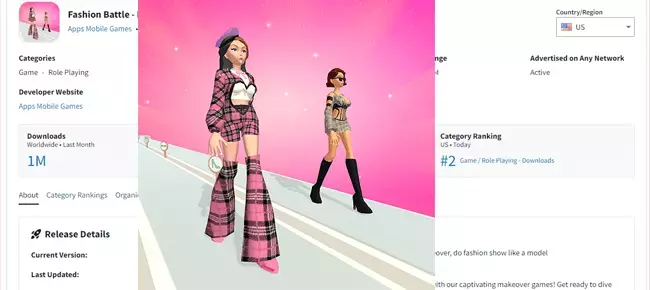 Fashion Battle – Dress up game SellUnitySourceCode 