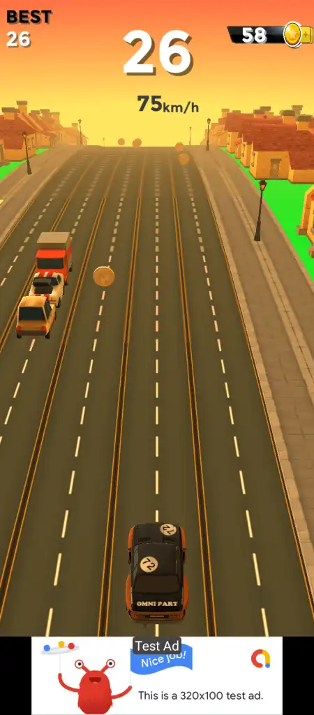  Fast Cars Traffic Racer Infinite Runner 2021 SellUnitySourceCode  screenshot 3
