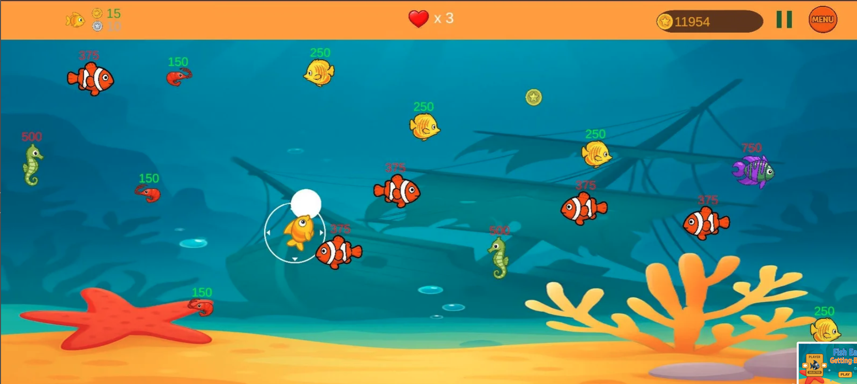 Fish Eat Getting Big screenshot 4