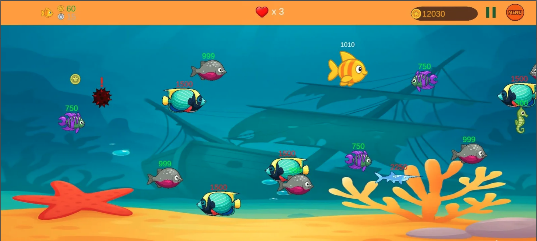 Fish Eat Getting Big screenshot 5