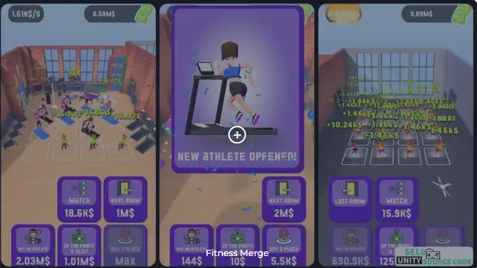 Fitness Merge SellUnitySourceCode source code