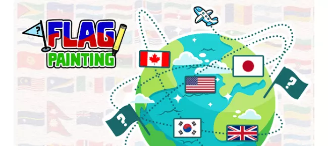 Flag Painting Puzzle SellUnitySourceCode