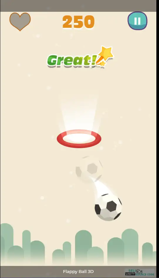Flappy Ball 3D SellUnitySourceCode screenshot 5