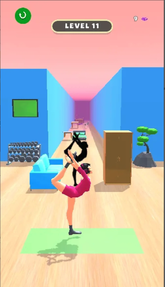 Flex Yoga Master 3D - Flexy Runner screenshot 12