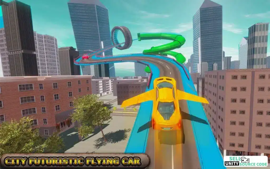 Flying Car Derby Crash Stunts SellUnitySourceCode screenshot 4