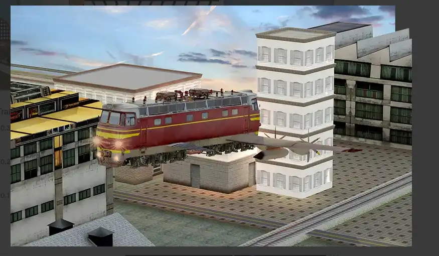 Flying Train Future Race screenshot 4