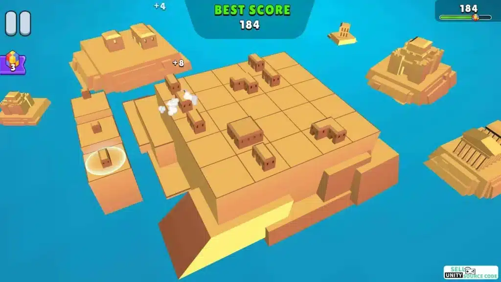 Fold The Block SellUnitySourceCode screenshot 4