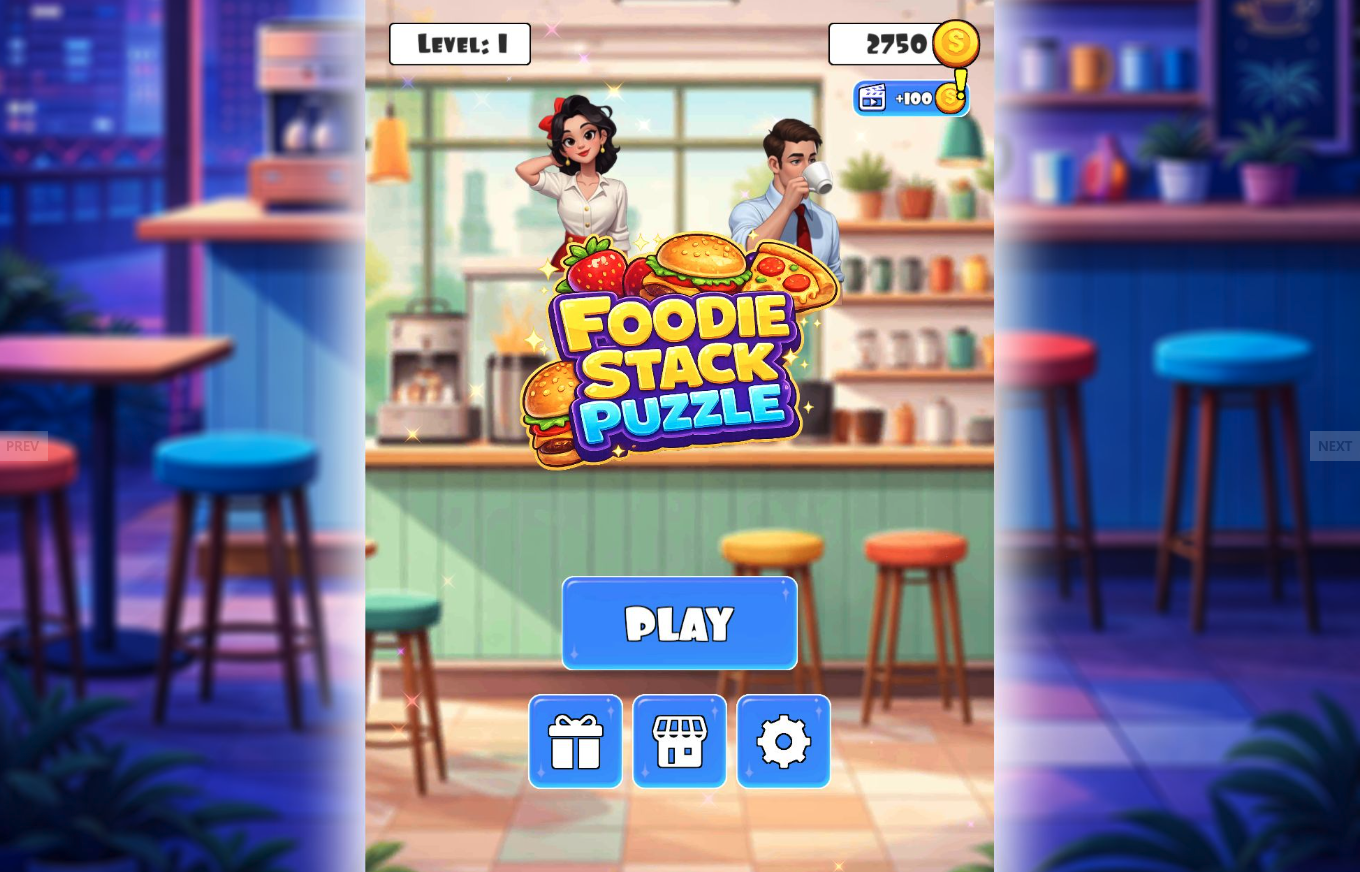 Foodie Stack Puzzle - Unity Mobile Game Template screenshot 11