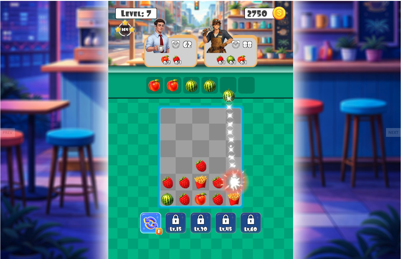 Foodie Stack Puzzle - Unity Mobile Game Template screenshot 12