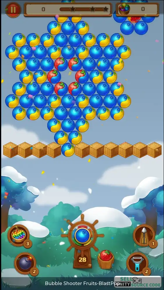 Fruit Bubble Shooter: Blast & Pop Game SellUnitySourceCode.com screenshot 5