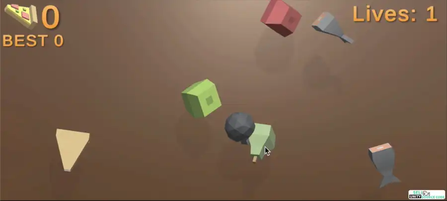 Fruit poly cut Ninja SellUnitySourceCode screenshot 4