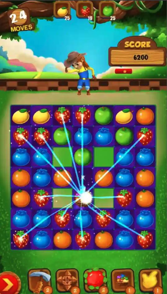 Fruit Ville World Match 3 screenshot 2