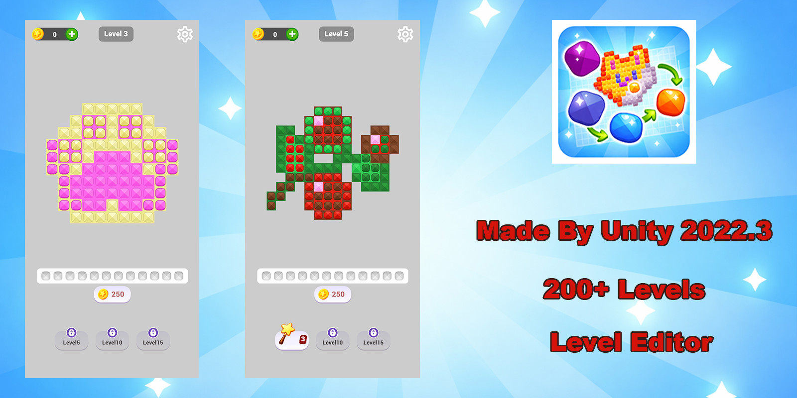 Gem Sort Master – 200 Levels With Editor - Unity screenshot 7