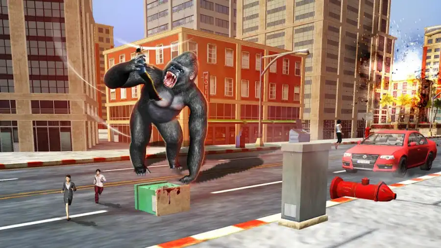 Gorilla Rampage City Smasher Games: City Attack 3D SellUnitySourceCode screenshot 4