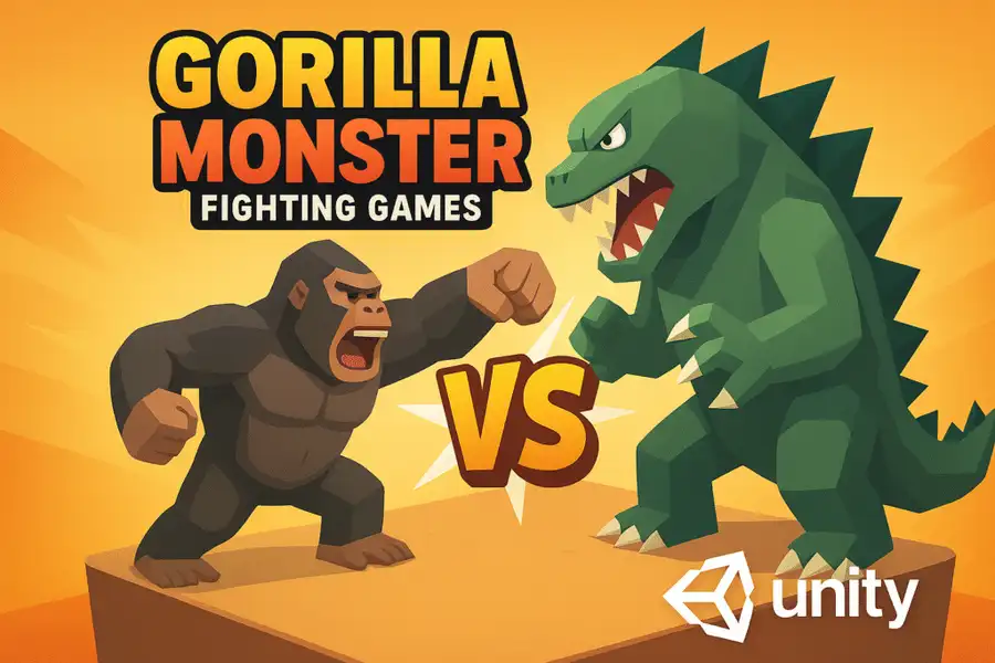 Gorilla Vs Monster | Fighting Games screenshot 2