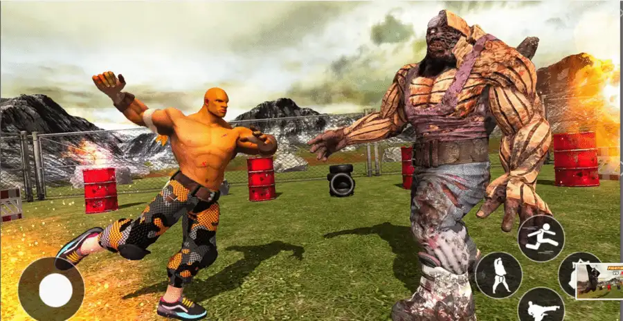 Gorilla Vs Monster | Fighting Games screenshot 4