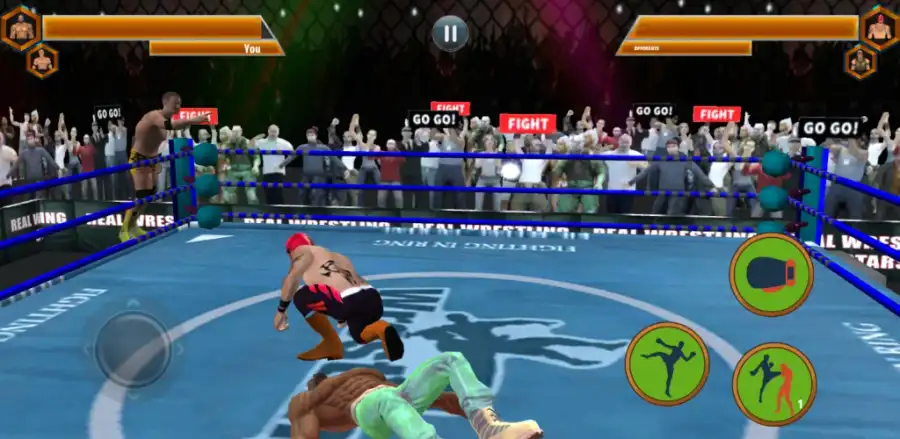 Groovy Real Wrestling Fight SellUnitySourceCode screenshot 2