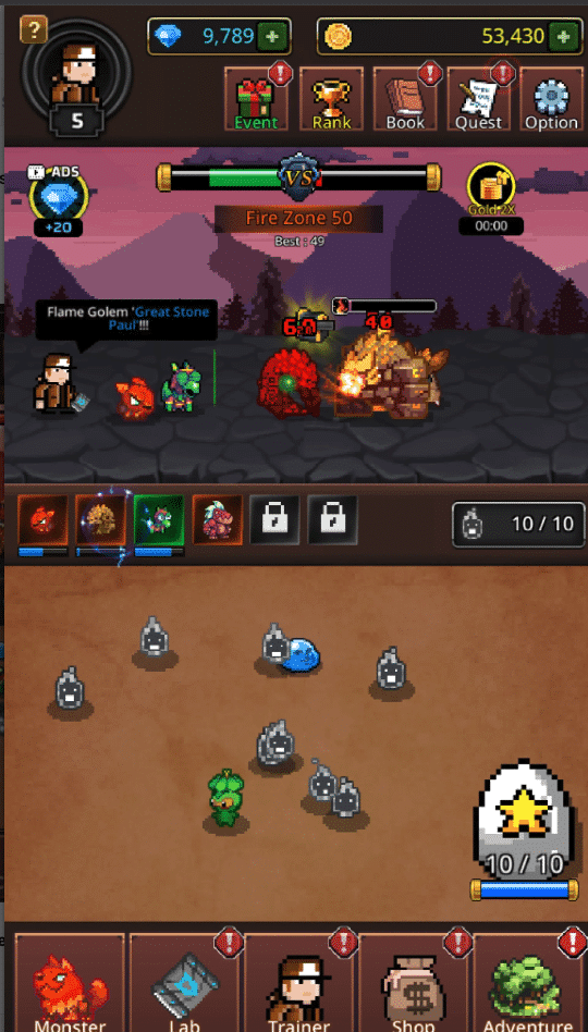 Grow Mergemon Masters – Idle Merge RPG Adventure screenshot 4