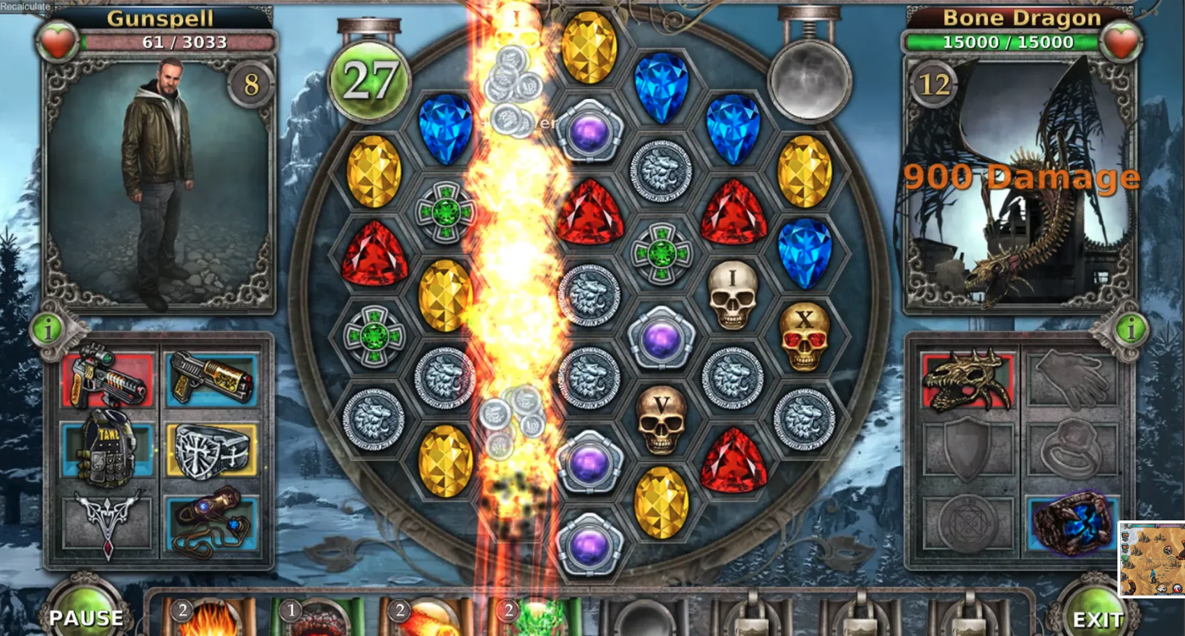 Gunspell | Match 3 Puzzle RPG screenshot 7