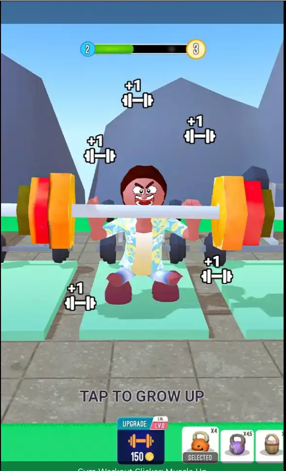 Gym Workout Clicker: Muscle Up SellUnitySourceCode screenshot 2