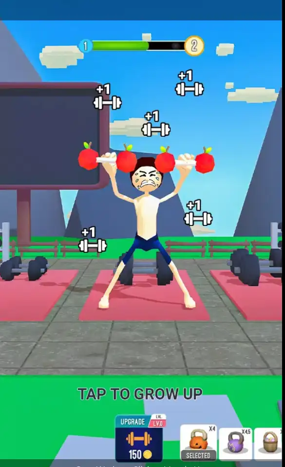 Gym Workout Clicker: Muscle Up SellUnitySourceCode screenshot 3
