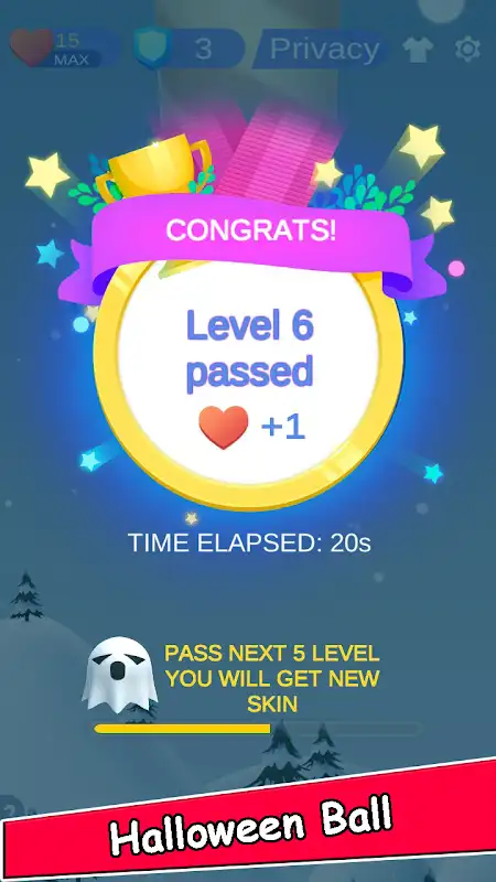 Helix Halloween Ball Jump screenshot 5