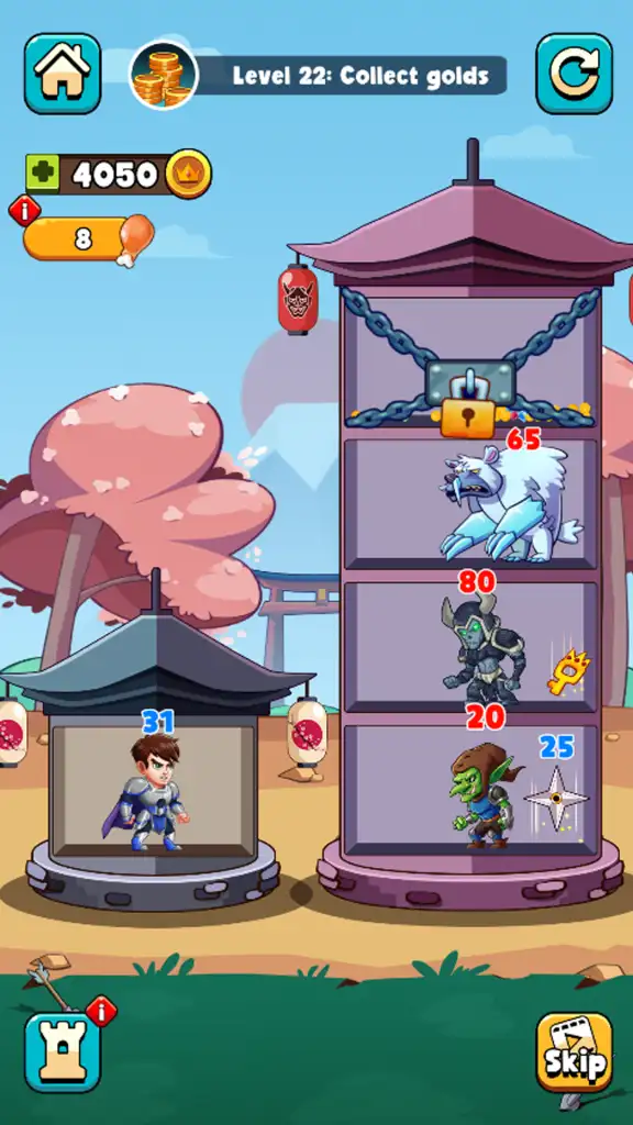 Hero Tower Wars - Merge Puzzle SellUnitySourceCode screenshot 2