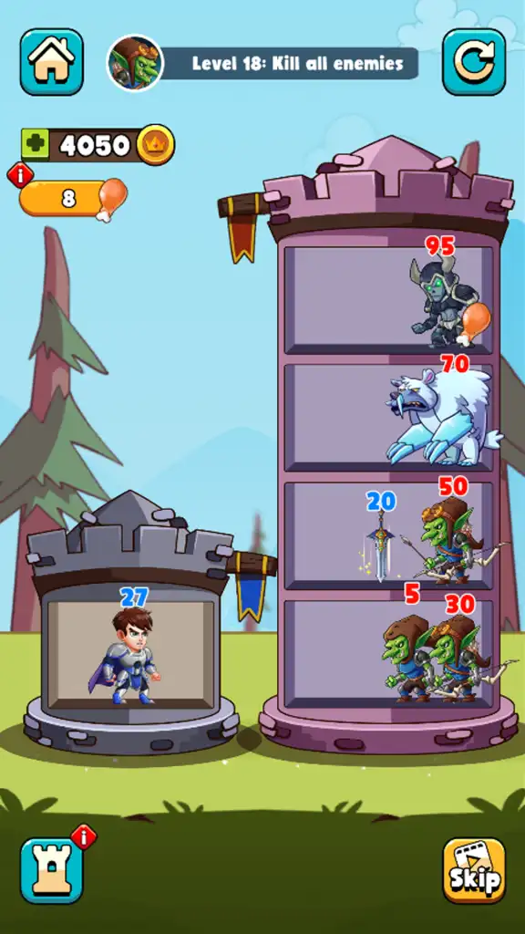 Hero Tower Wars - Merge Puzzle SellUnitySourceCode screenshot 4