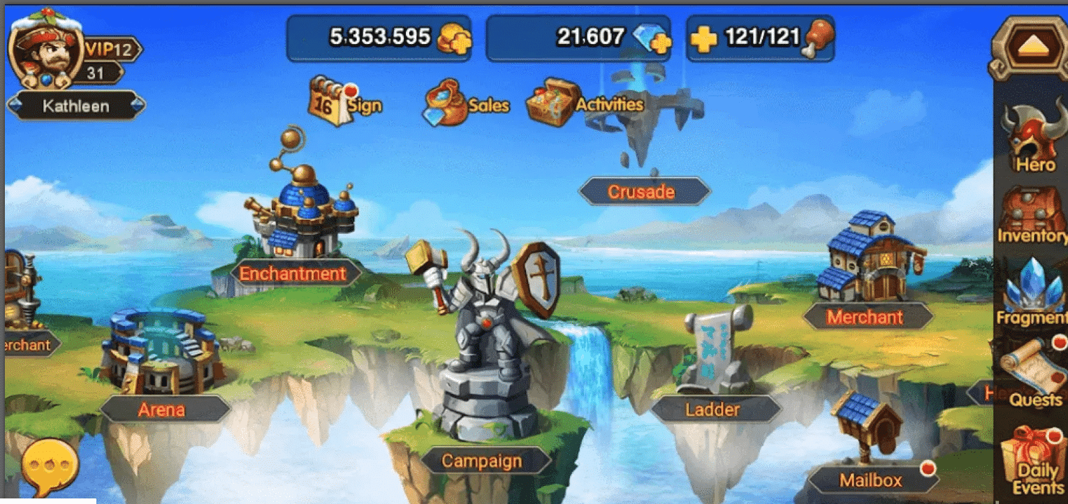 Heroes Union – Idle RPG game screenshot 5