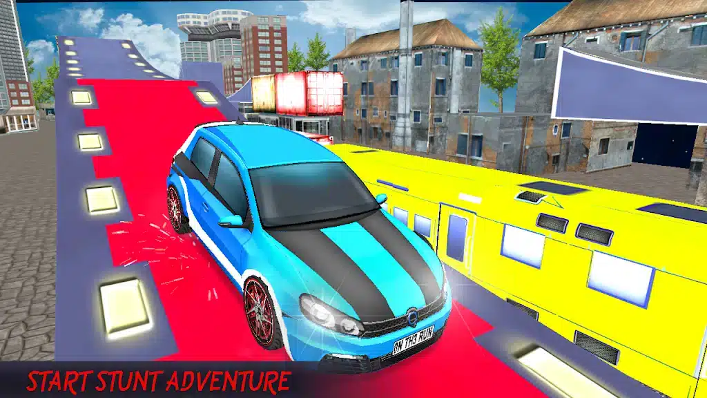 Highway Car Stunt on Crazy Train Fun Mania SellUnitySourceCode screenshot 4