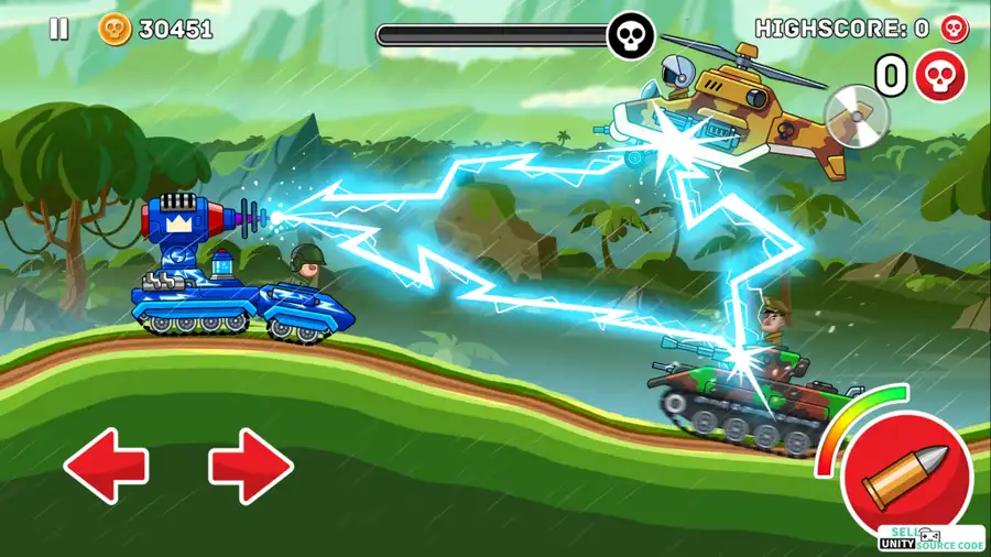 Hills of Steel SellUnitySourceCode screenshot 2