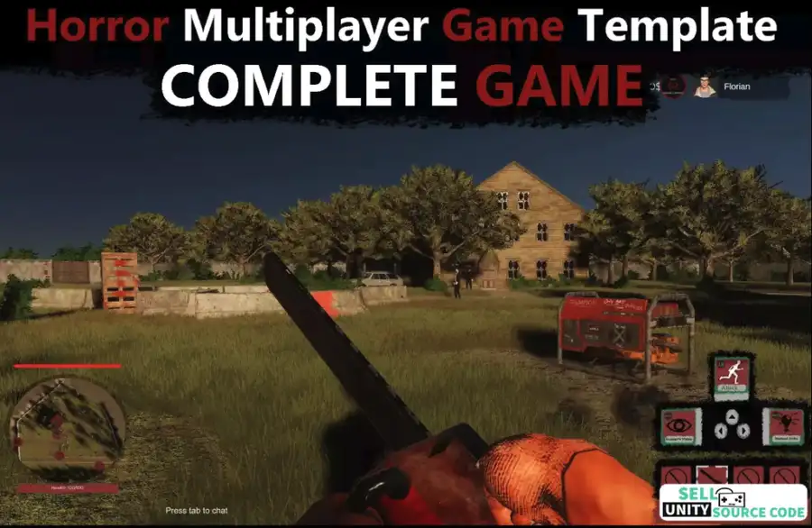  Horror Multiplayer Game Template (HDRP) SellUnitySourceCode