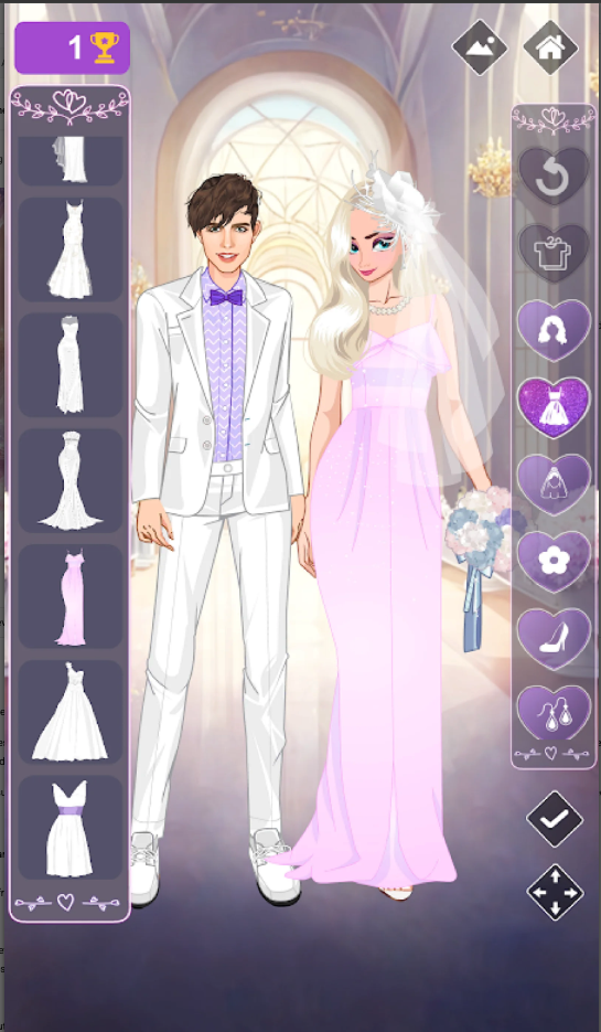 Icy Wedding - Winter dress up screenshot 6