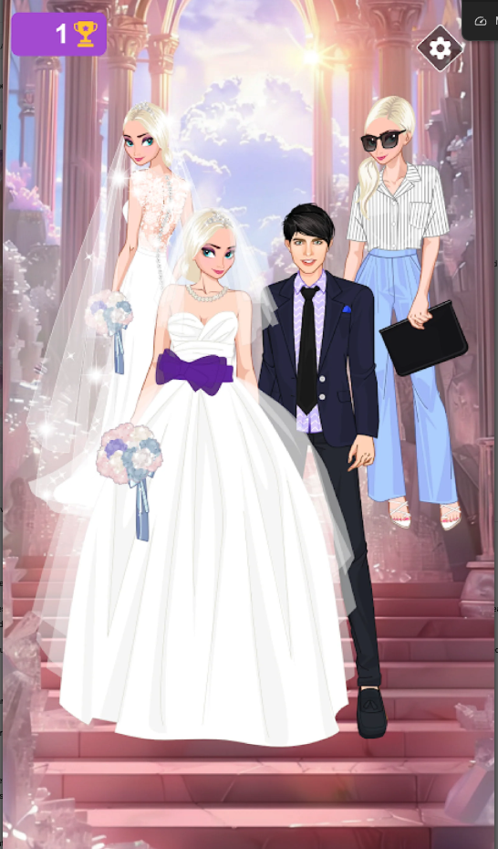 Icy Wedding - Winter dress up screenshot 7