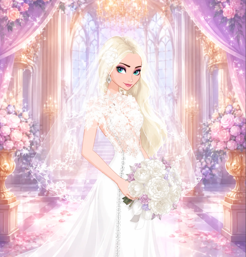 Icy Wedding - Winter dress up screenshot 8