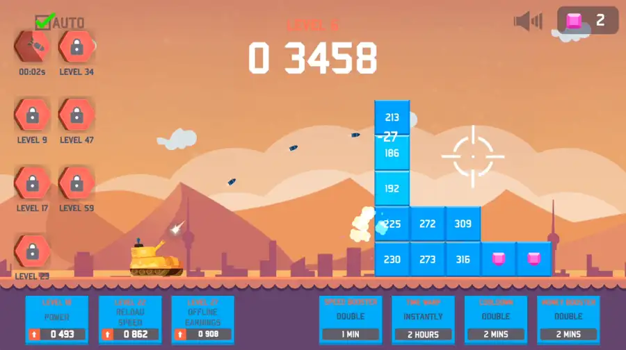 Idle Tank Battle SellUnitySourceCode screenshot 4