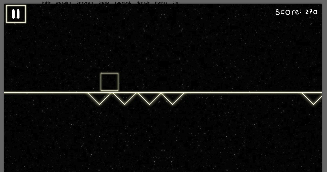 Infinite line runner - Unity Game With AdMob Ads screenshot 2