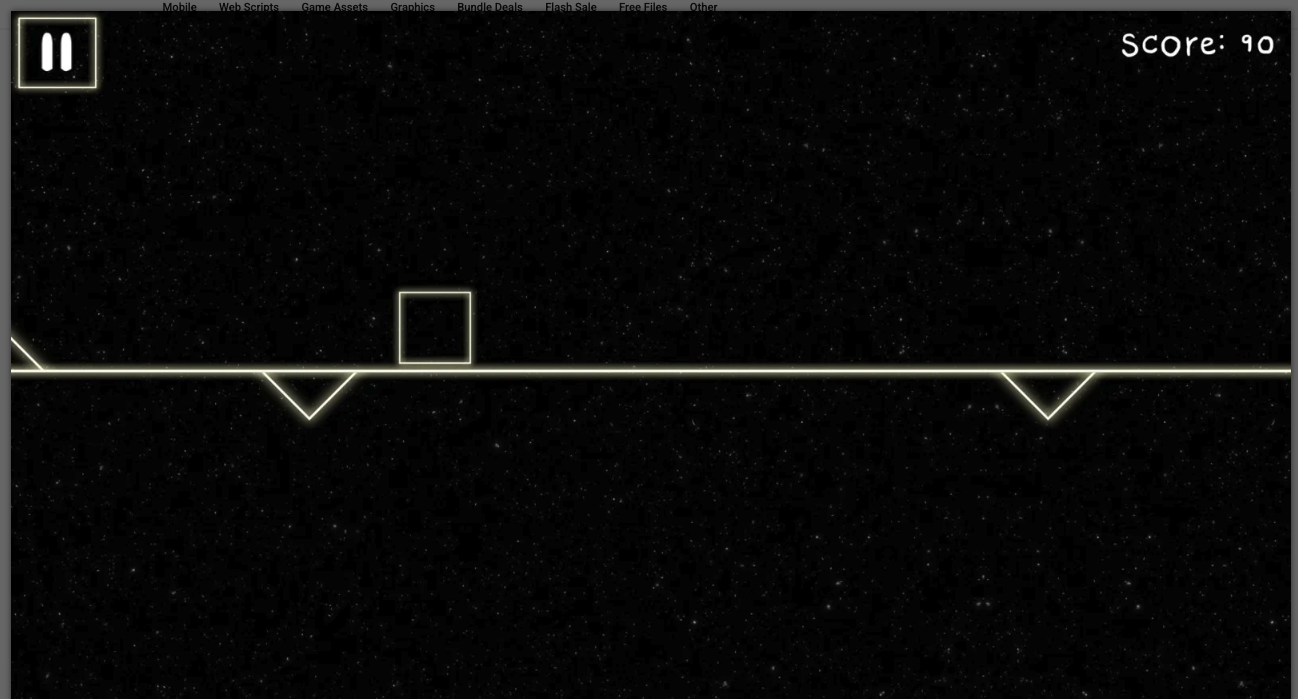 Infinite line runner - Unity Game With AdMob Ads screenshot 3