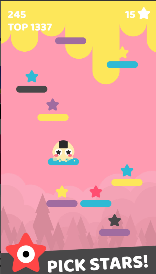 Jelly Jump Unity Source Code – Cute Endless Hopping Arcade Game screenshot 2