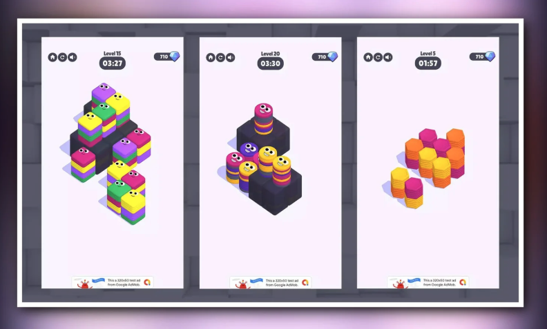 Jump Tiles | Complete Game (Level Editor + Admob) screenshot 3