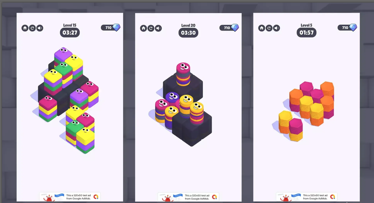 Jump Tiles | Complete Game (Level Editor + Admob) screenshot 6