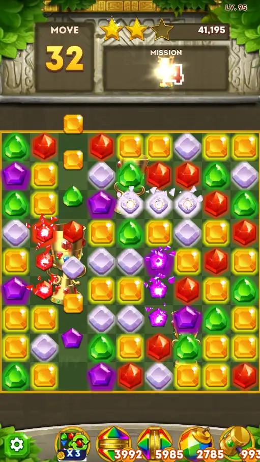 Jungle Gem BlastJungle Gem Blast SellUnitySourceCode screenshot 4