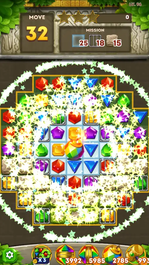 Jungle Gem BlastJungle Gem Blast SellUnitySourceCode screenshot 5