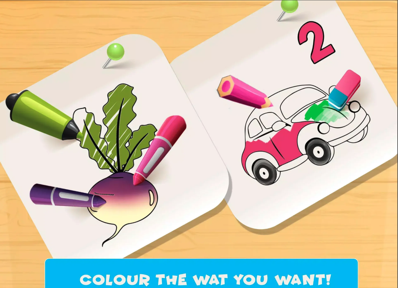Kids Coloring Draw Paint screenshot 7