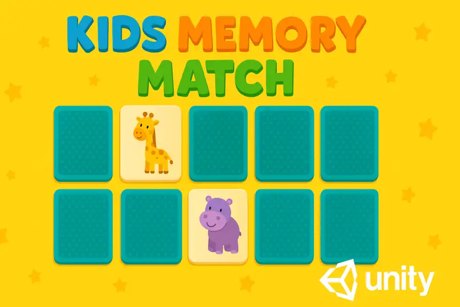 Kids Memory Match Unity Template screenshot 2